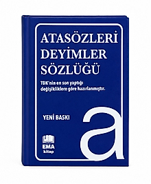 EMA Kitap Atasözleri ve Deyimler Sözlüğü Yeni Baskı Türkçe Eğitim Kitabı
