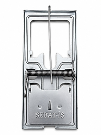 Sebat-İş Metal Fare Kapanı Yaylı Fare Tuzağı Galvaniz Çelik