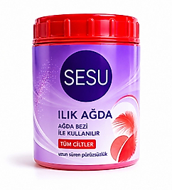 Sesu Ilık Ağda Tüm Ciltler İçin Ağda Bezi ile Kullanılır Uzun Süren Pürüzsüzlük