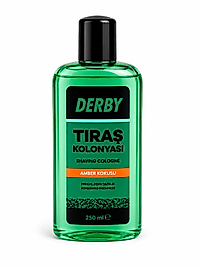 Derby Tıraş Kolonyası Amber Kokusu 250 ml Ferahlatıcı Shaving Cologne
