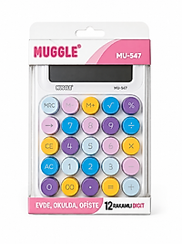 Muggle Renkli Hesap Makinesi MU-547