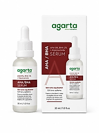 Agarta AHA/BHA Serum 30 ml | AHA %8, BHA %2 ve Niacinamide İçeren Cilt Tonu Eşitleyici Serum
