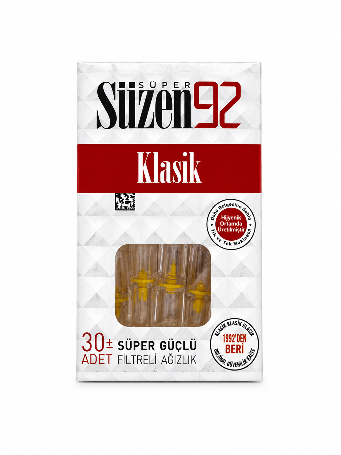 Süzen92 Klasik Filtreli Ağızlık 30 Adet