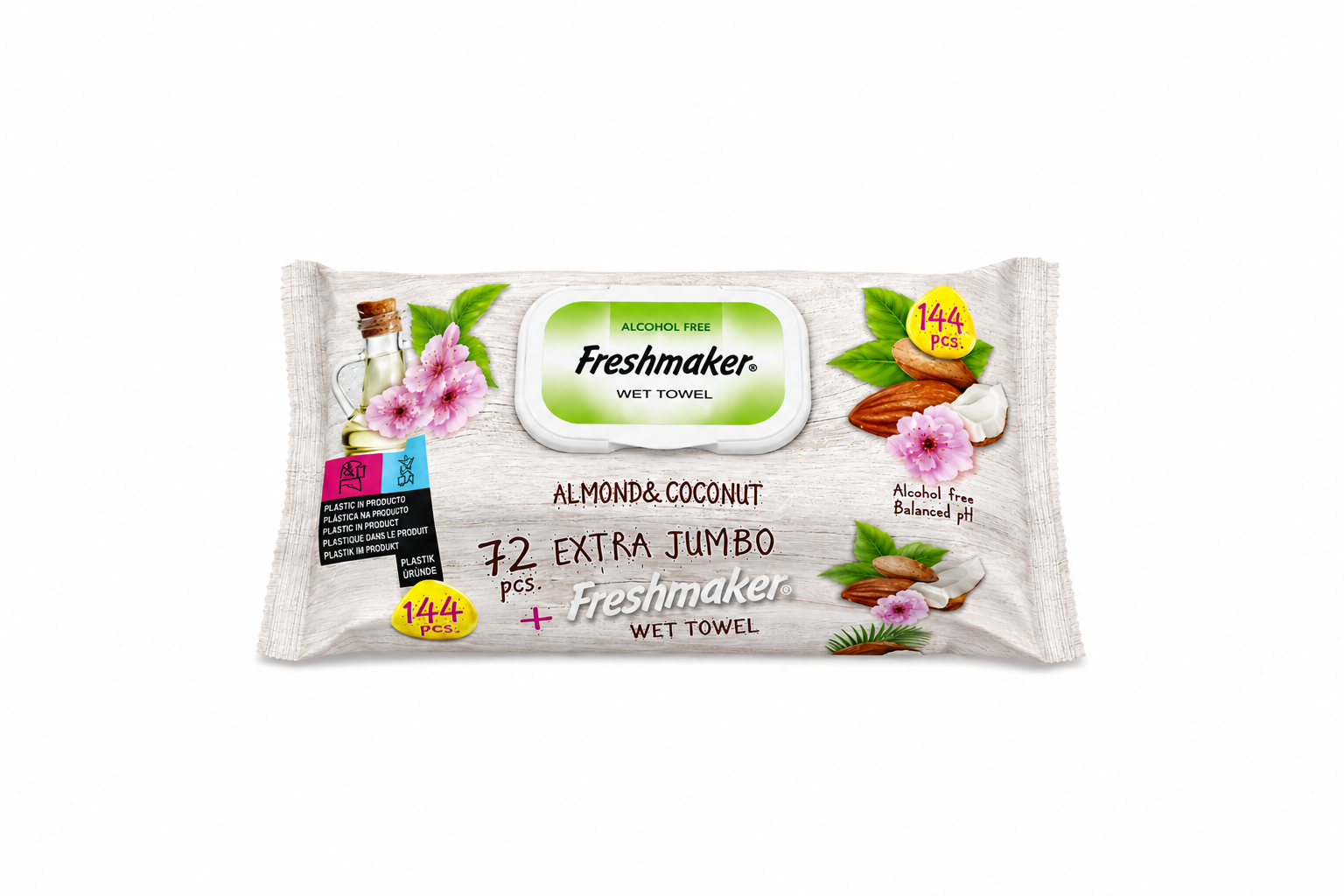 Fresh maker Extra Jumbo Islak Mendil 144’lü