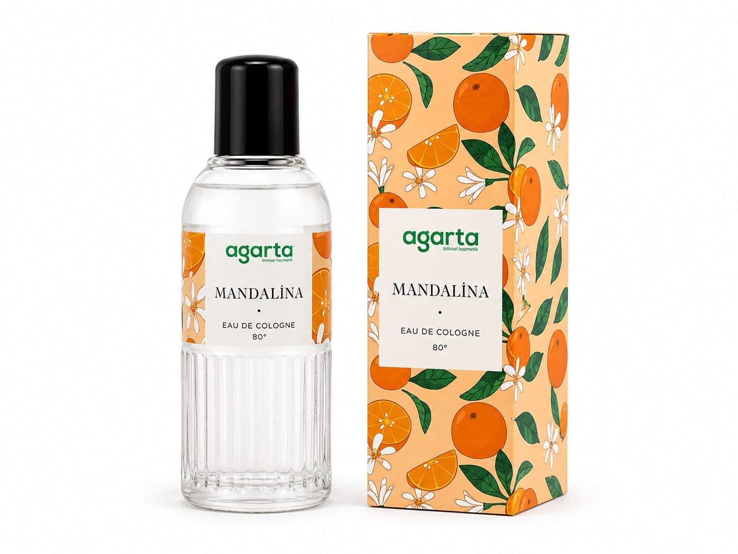 Agarta Mandalina Kolonyası 80° Ferahlatıcı Narenciye Kokulu Kolonya