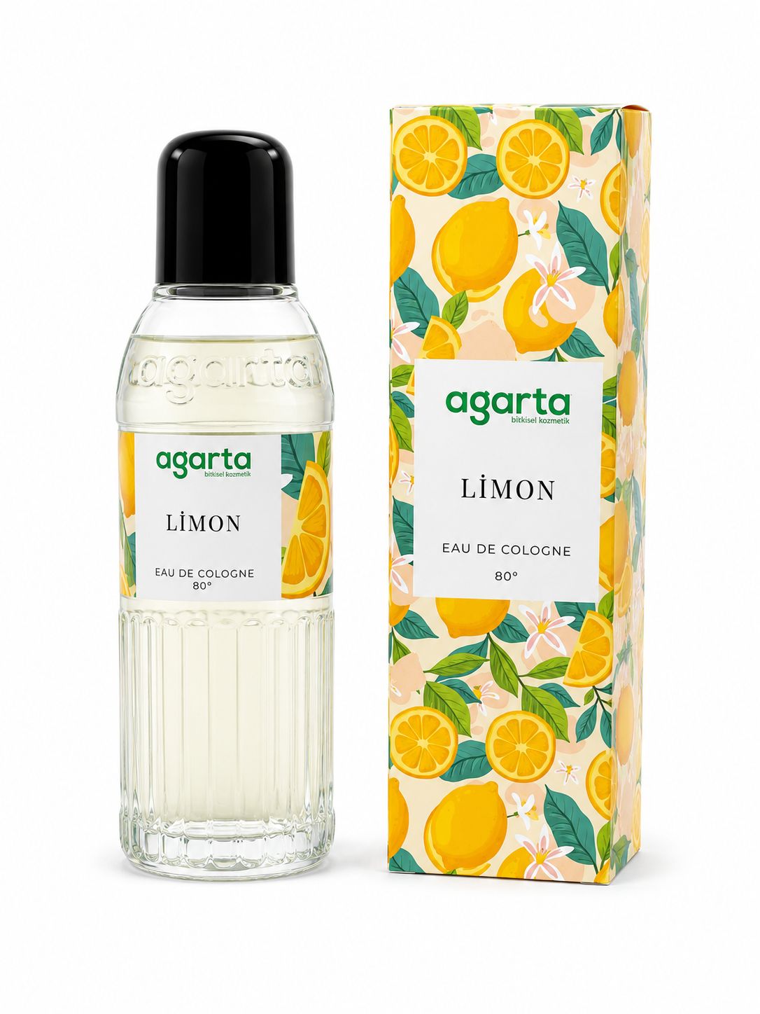 Agarta Limon Kolonyası 80° Ferahlatıcı Limon Kokulu Kolonya