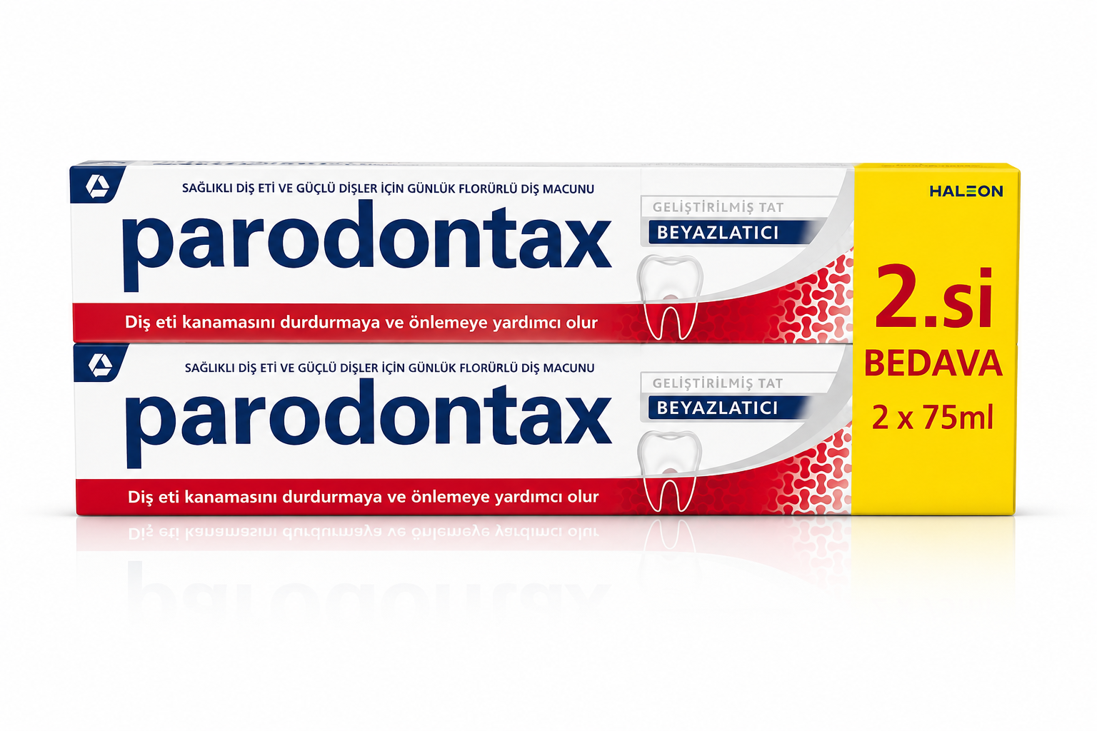 Parodontax Beyazlatıcı Diş Macunu 2x75 ml Avantaj Paketi Diş Eti ve Diş Bakımı  Meta Title