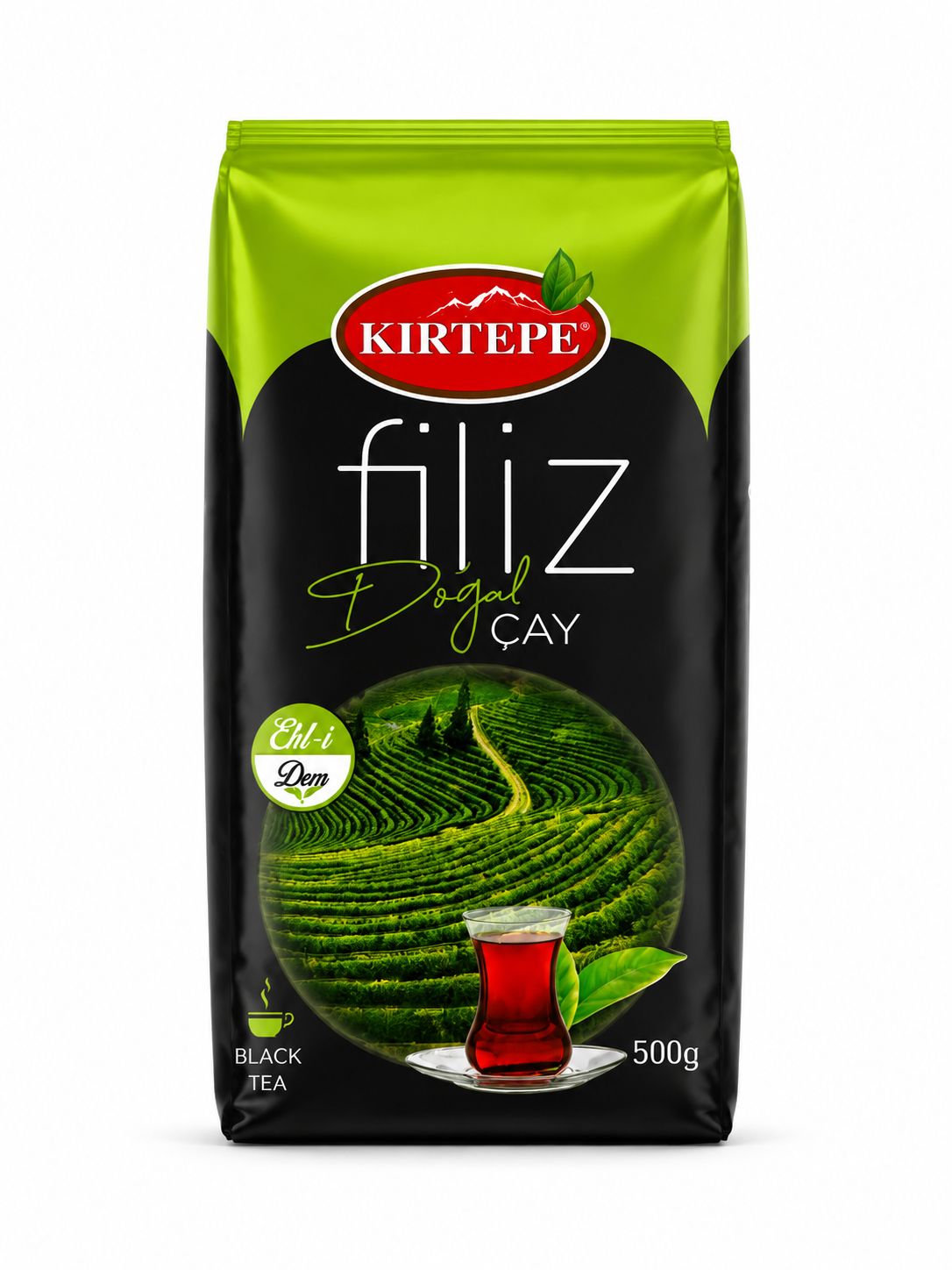 Kırtepe Filiz Doğal Siyah Çay 500 gr Ehl-i Dem Özel Harman Dökme Çay