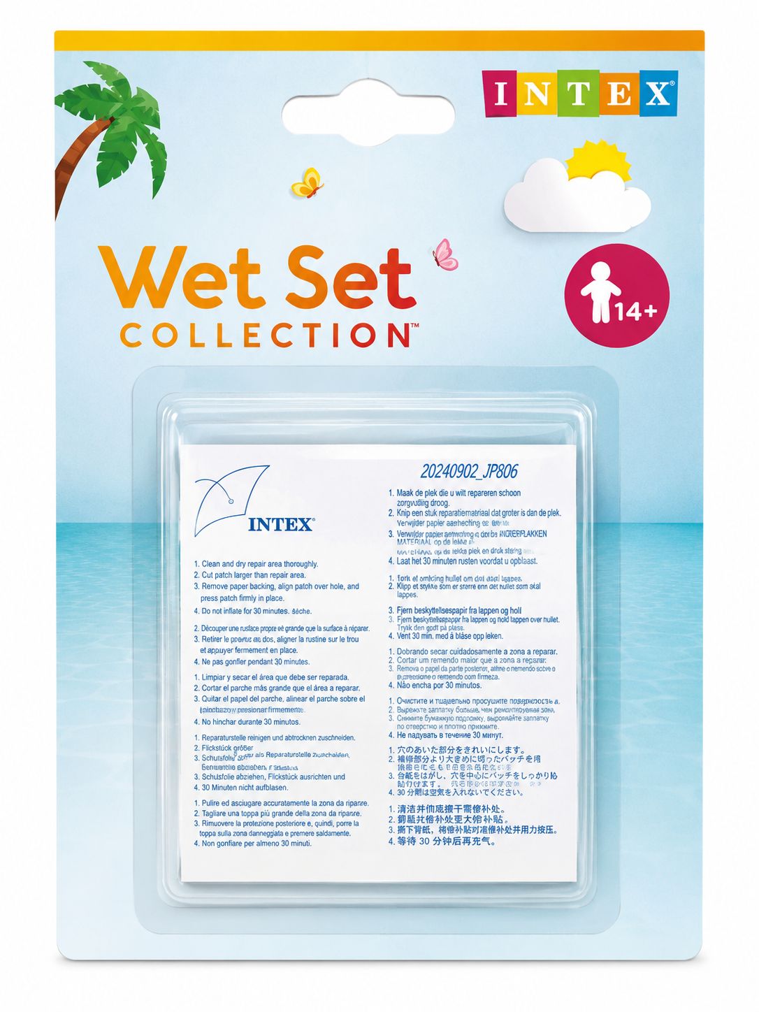 Intex Wet Set Collection Şişme Havuz ve Deniz Ürünü Tamir Yama Seti