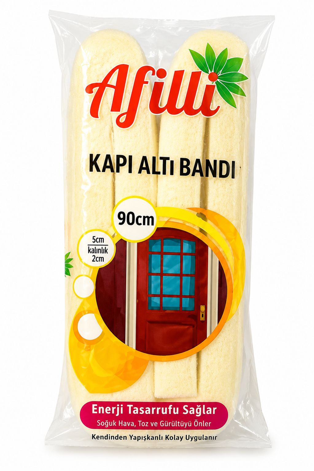 Afilli Kapı Altı Bandı 90 cm Kendinden Yapışkanlı Rüzgar ve Toz Önleyici