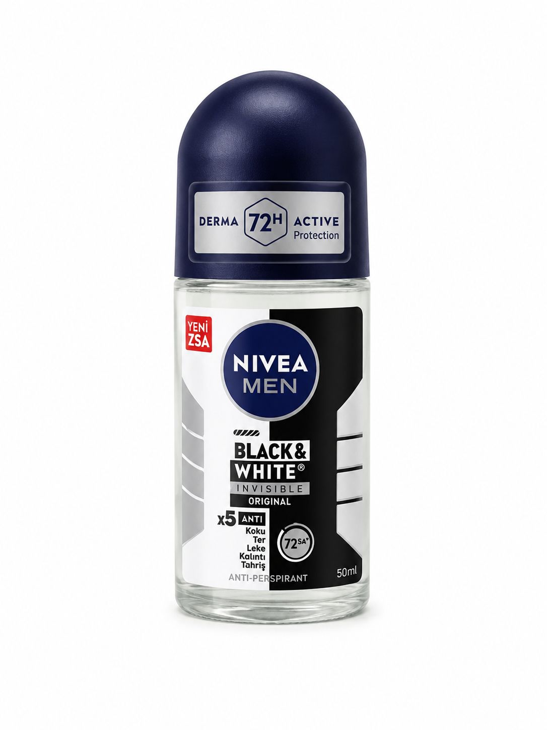 Nivea Men Black & White Invisible Original Roll-On Deodorant 50 ml