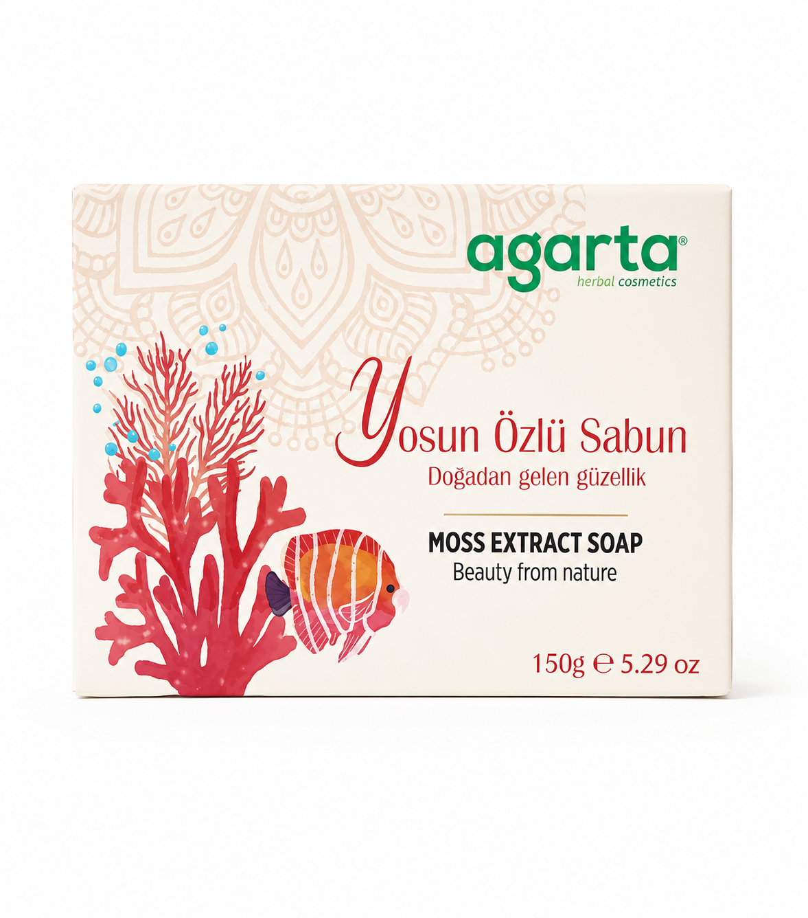 Agarta Yosun Özlü Sabun 150 gr Doğal Bakım Sabunu
