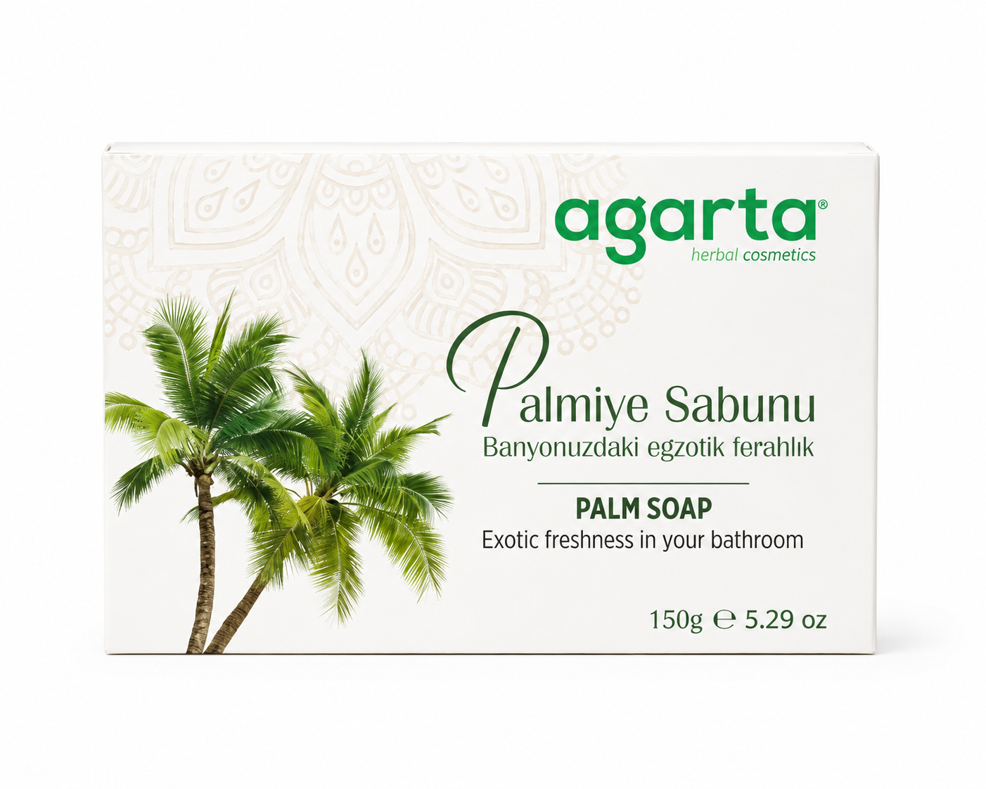 Agarta Palmiye Sabunu 150 gr Doğal Bitkisel Bakım Sabunu