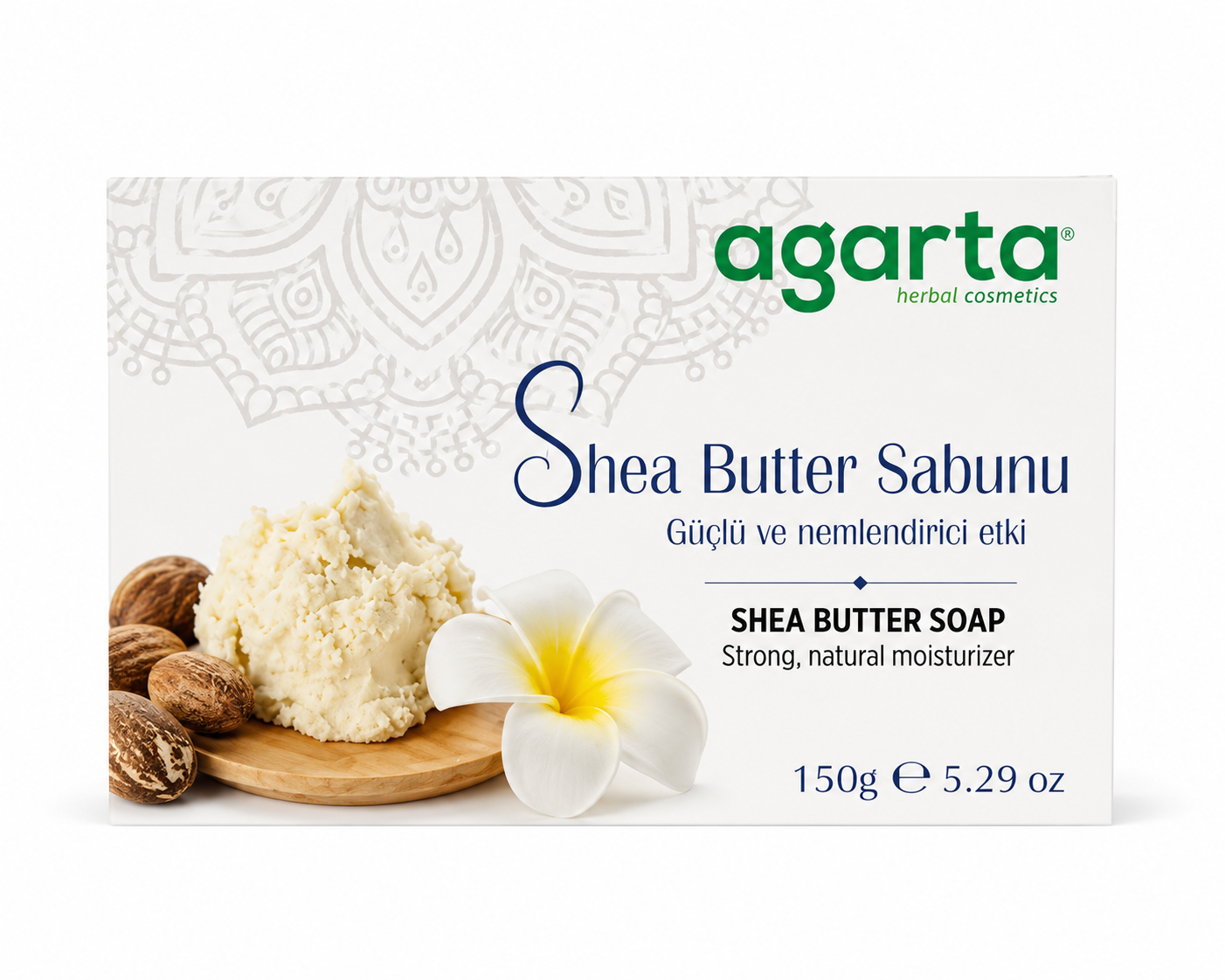 Agarta Shea Butter Sabunu 150 gr Nemlendirici Doğal Bakım Sabunu