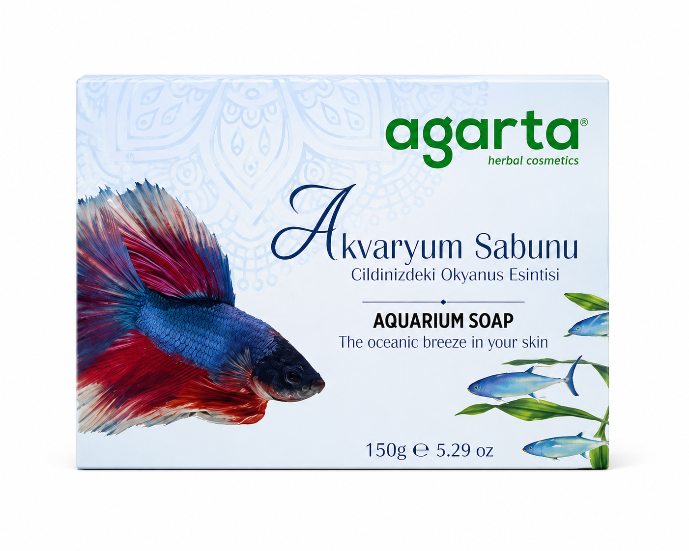 Agarta Akvaryum Sabunu 150 gr Okyanus Ferahlığı Etkili Bakım Sabunu