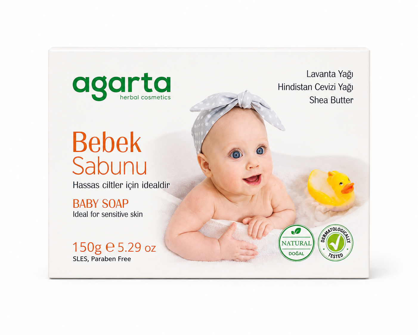 Agarta Bebek Sabunu 150 gr Hassas Ciltler İçin Doğal Sabun