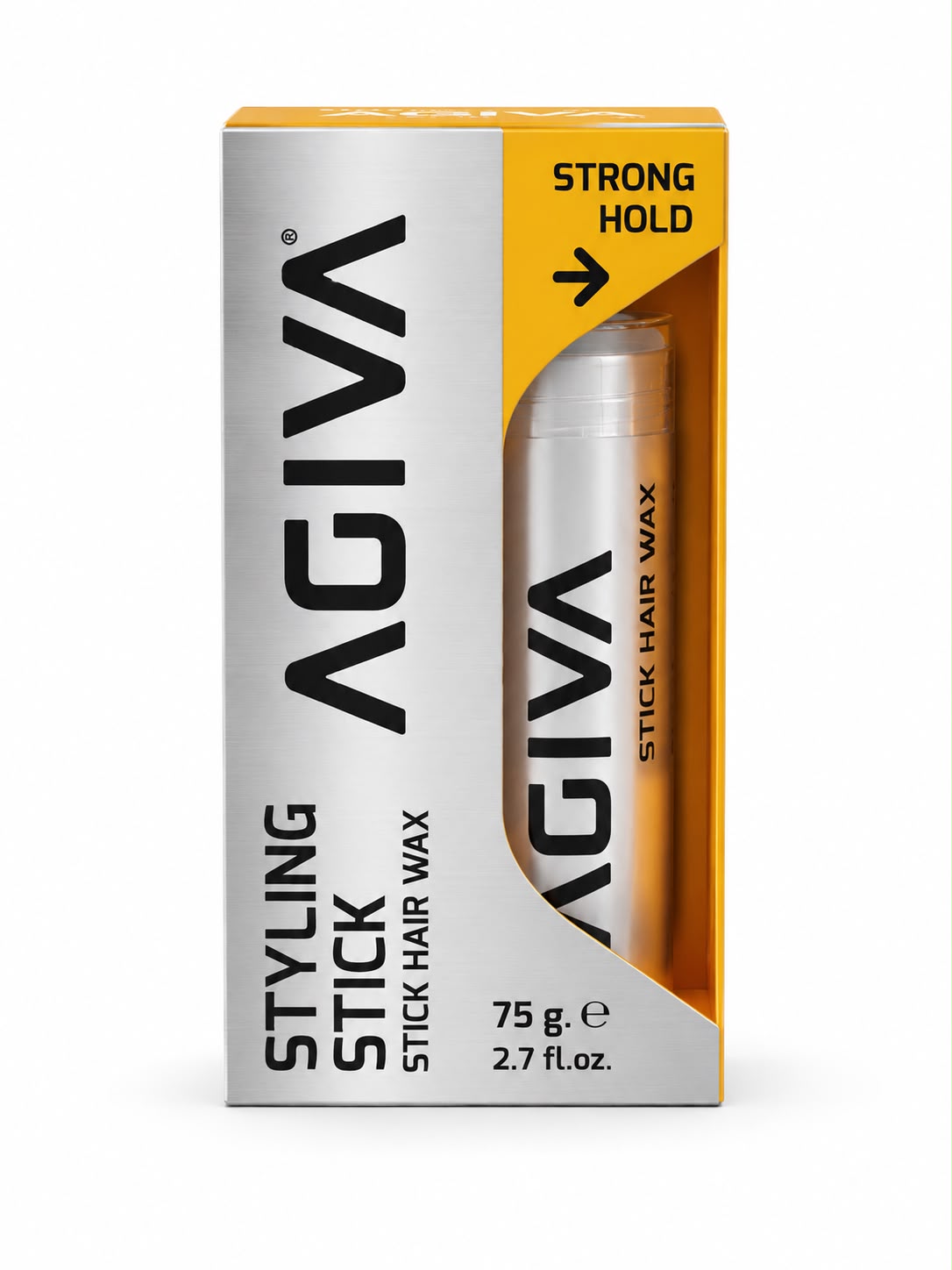 Agiva Styling Stick Hair Wax Strong Hold 75 gr | Güçlü Tutuş Saç Şekillendirici Wax Stick