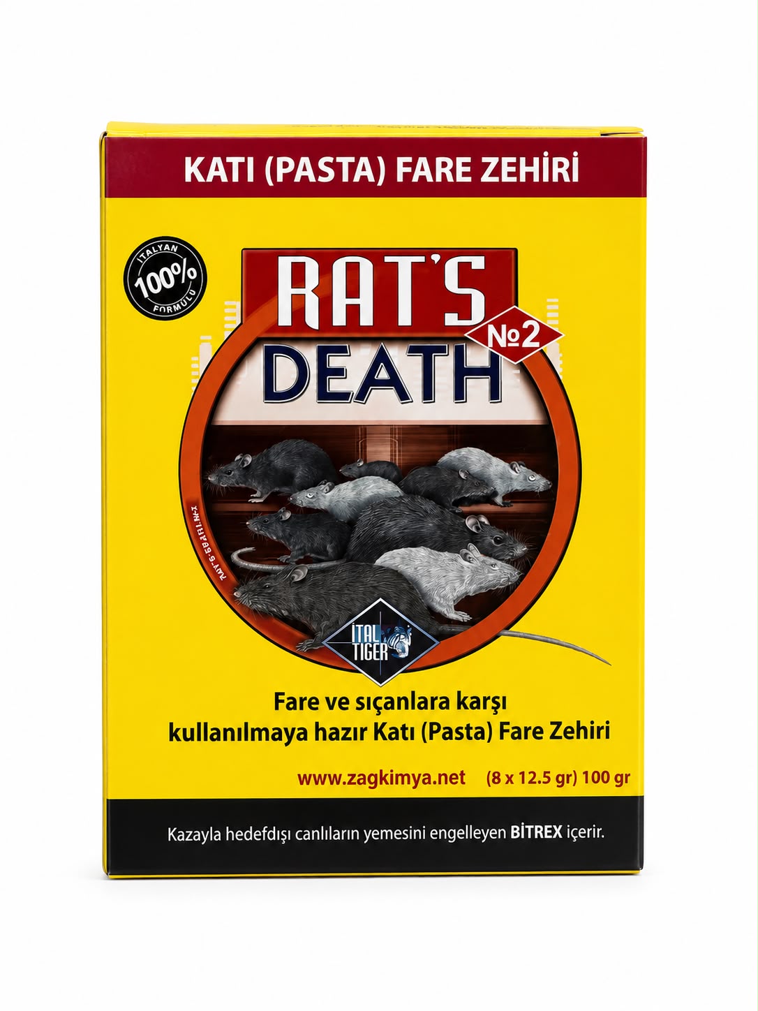 Rat's Death No:2 Katı Pasta Fare Zehiri 100 Gr