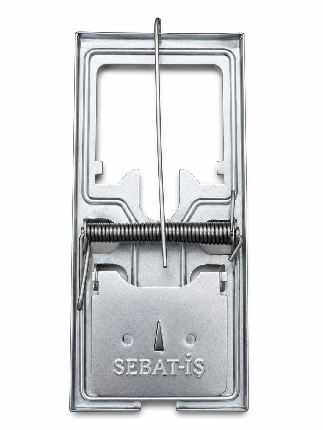 Sebat-İş Metal Fare Kapanı Yaylı Fare Tuzağı Galvaniz Çelik