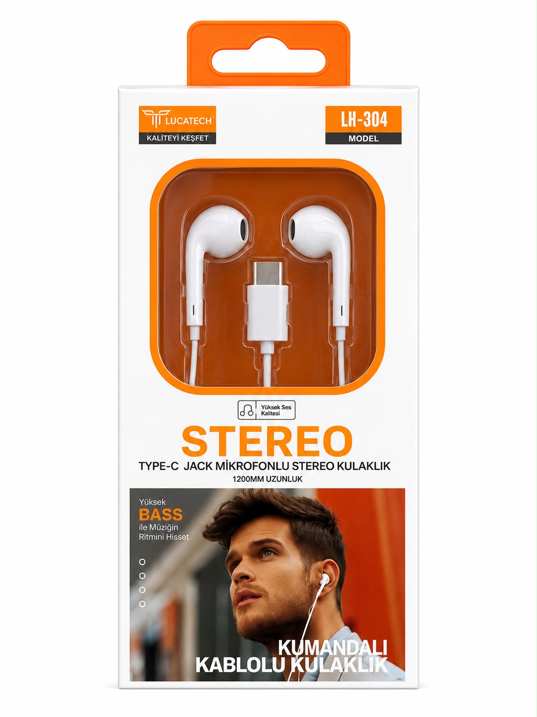 Mikrofonlu Kulak İçi Kulaklık Type-c