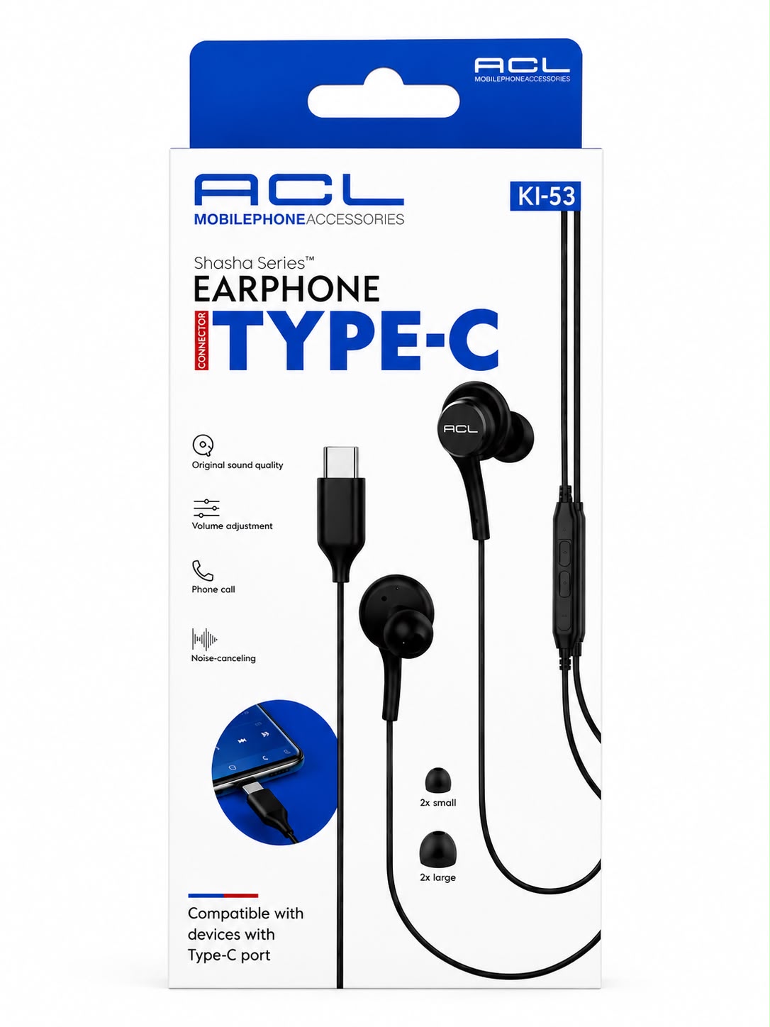Mikrofonlu Kulak İçi Kulaklık Type-c