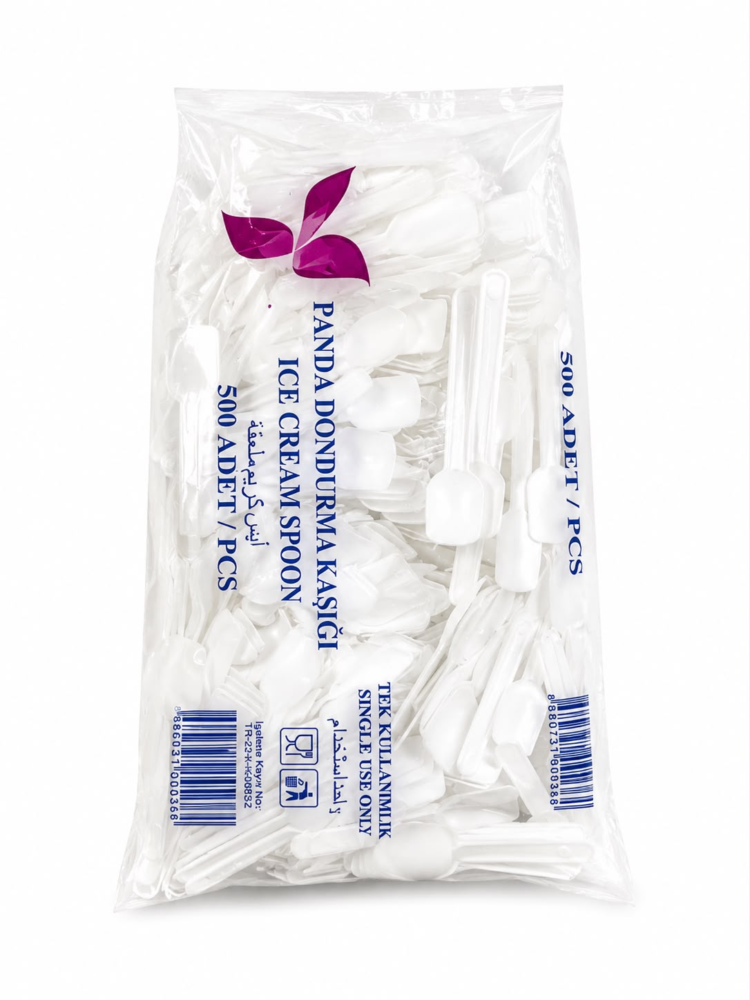 Plastik Dondurma Kaşığı 500 Adet