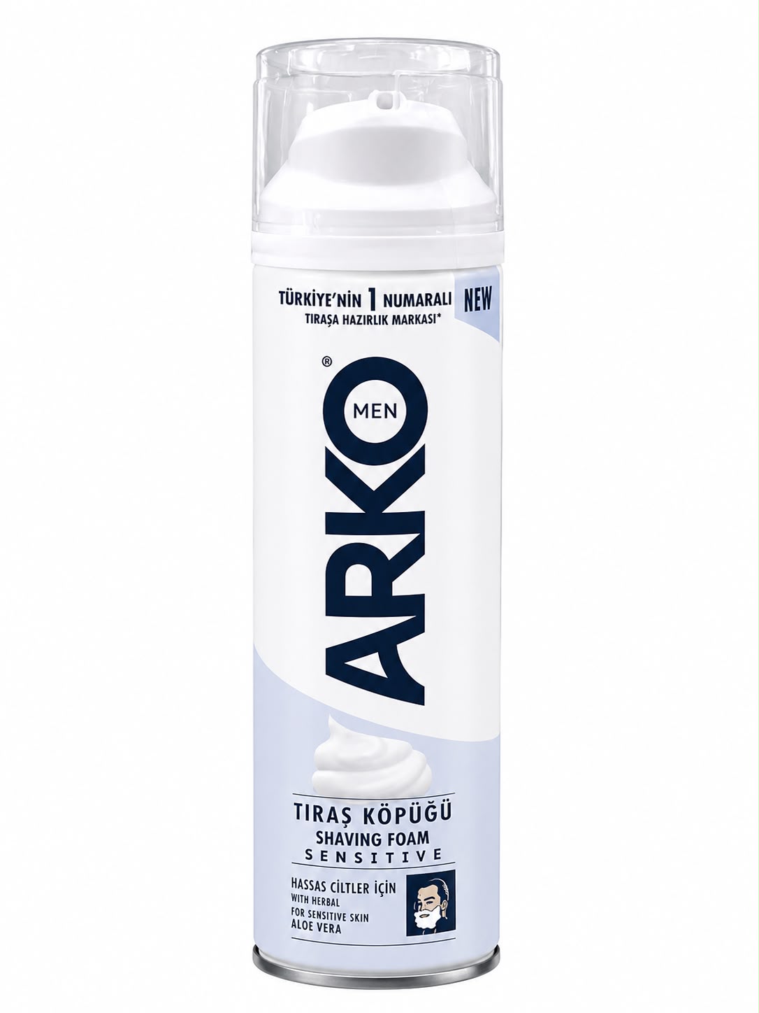 Sensitive Hassas Ciltler İçin Tıraş Köpüğü Aloe Vera 200 ML