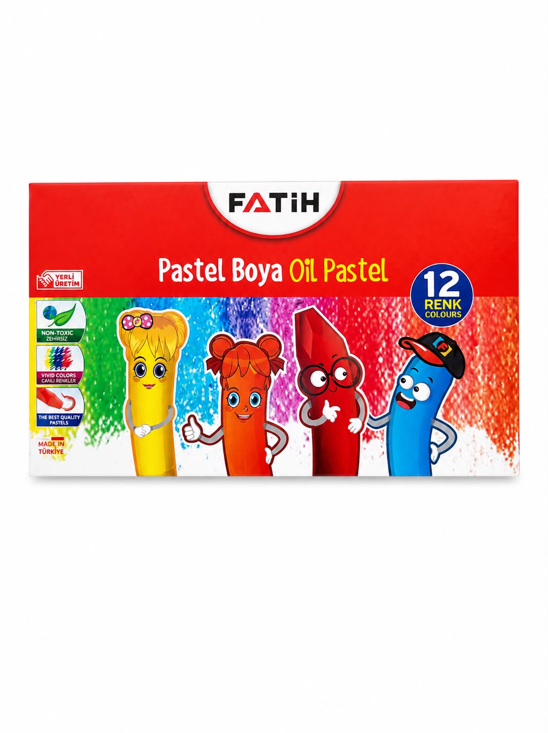 Yağlı Pastel Boya Seti 12 Renk